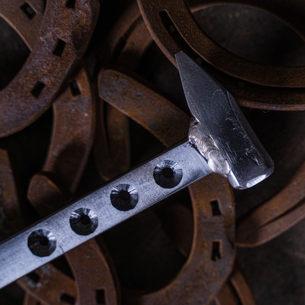 Beanie Stamp for City Head Nails with Welded Handle