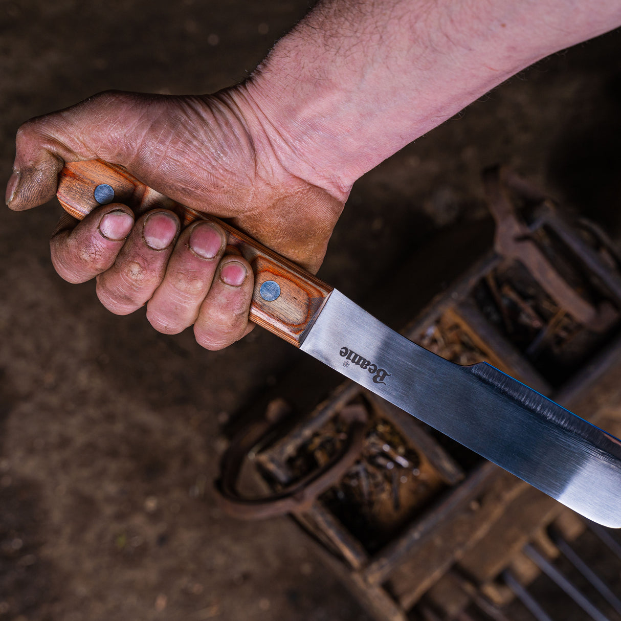 Beanie Farrier Curved Toeing Knife