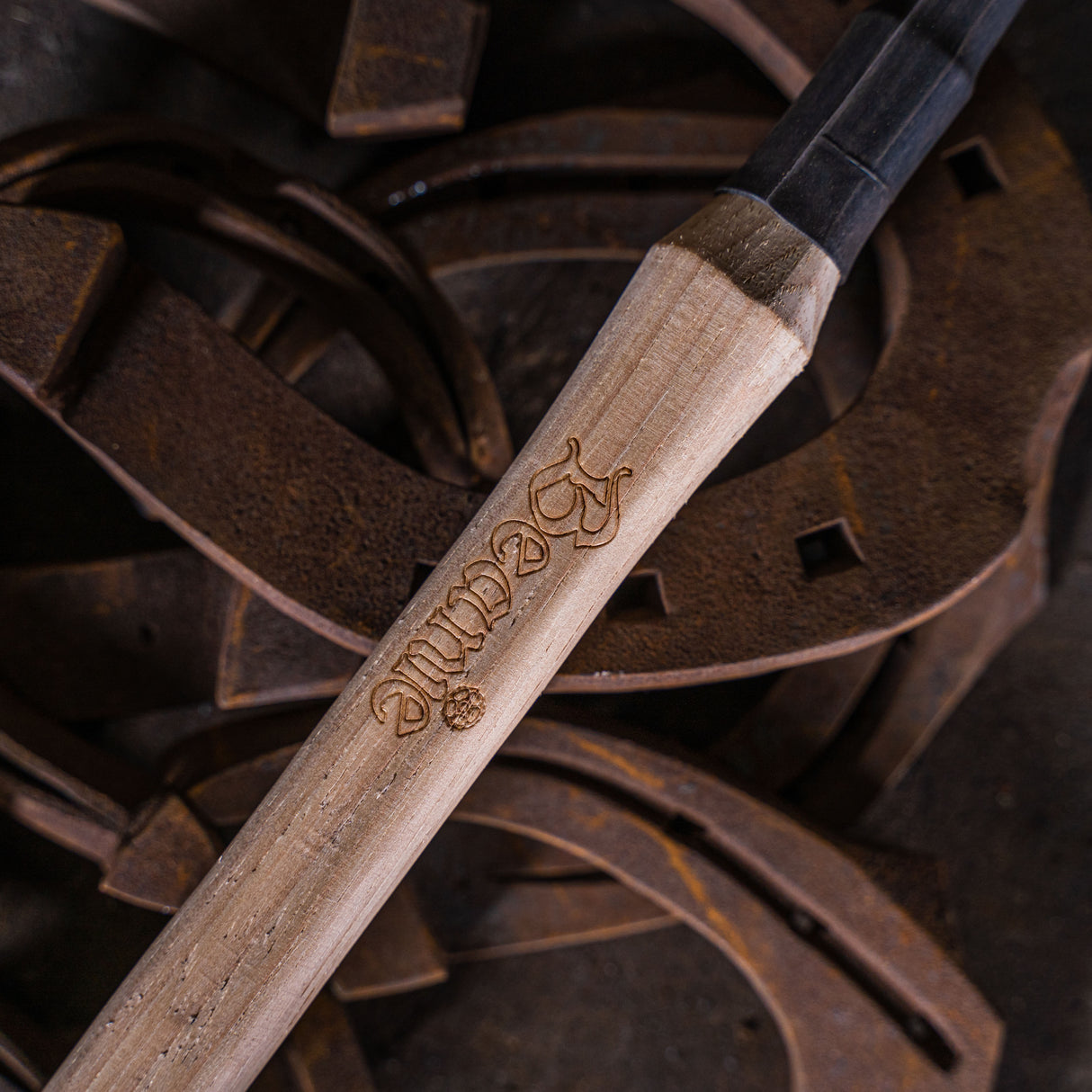 Beanie Hickory Replacement Stamp Handle Rounded