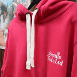 Beanie Unisex Embroidered Pink Hoodie (limited edition)