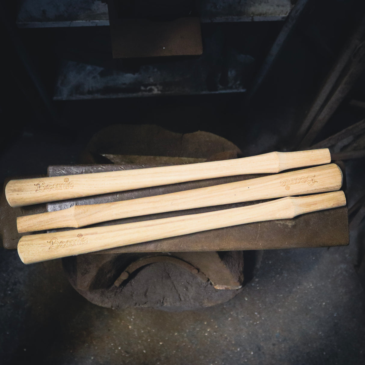 Pack of 3 Round Beanie Universal Hickory Replacement Hammer Handle (Website Exclusive)