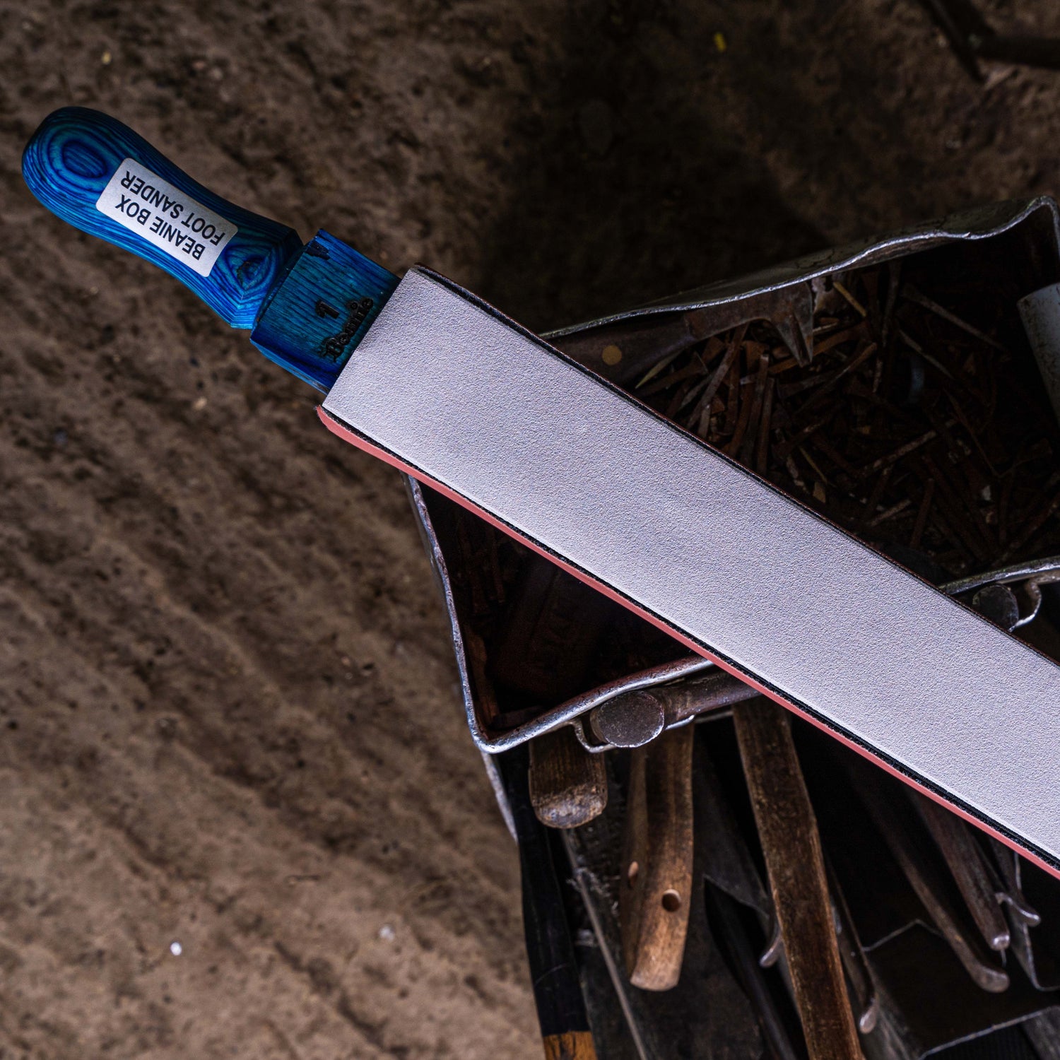 Beanie Box Foot 4 Faced Hoof Sanding System