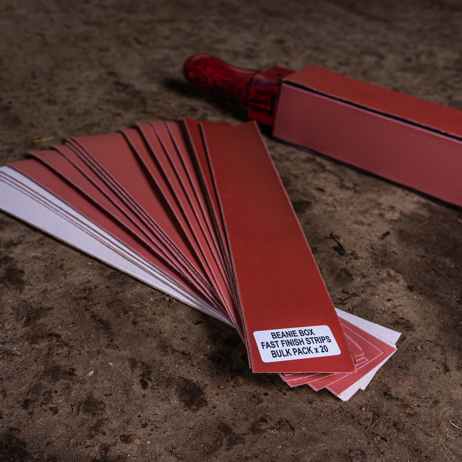 Beanie Box Foot Sander Fast Finish Strips